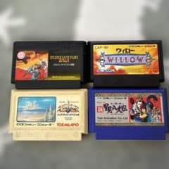 ファミコンソフト4本セット ジャンク品 - メルカリ