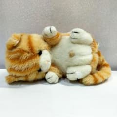 タグつき　激レア　レトロ　ファースト社　いたずら天使　猫　ネコ　ぬいぐるみ 希少】ファースト社 いたずら天使 猫 ぬいぐるみ 茶トラ 昭和レトロ