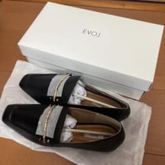 EVOL ローファー ブラック 23.5cmのサムネイル