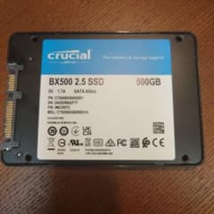 crucial BX500 500GB SSD 2.5インチのサムネイル