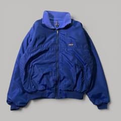 90s Patagonia シェルドシンチラジャケット ブルーL USA製 - メルカリ