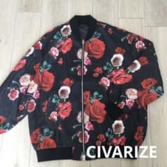 CIVARIZE   薔薇柄　ブルゾン　44のサムネイル