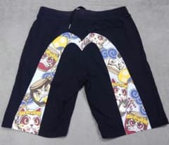 EVISU 大黒 黒 ハーフパンツ ショーツ カモメ スウェット エビス 総柄