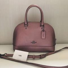 ～土日値下げ～ COACH ショルダーバッグ ピンクゴールドのサムネイル