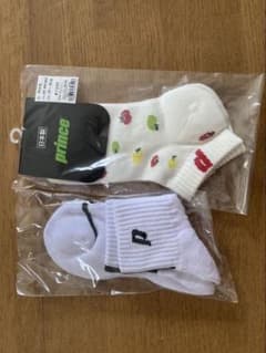 Prince 新品 ソックス 2足セット 23-25cmのサムネイル
