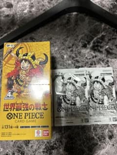 【テープ付き】ワンピースカードゲーム　OP17 世界最強の戦士　未開封のサムネイル