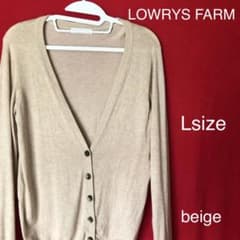 LOWRYS FARMカーディガン　L sizeのサムネイル