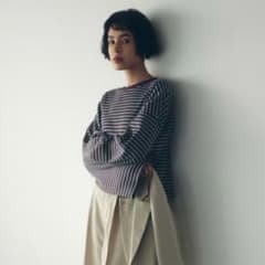 大屋夏南コラボ BABYLONE ボーダーロンT - メルカリ