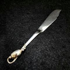 Y3878 ジョージジェンセン ブロッサム シルバー925 フィッシュナイフ