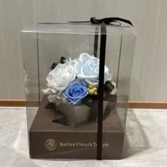 Belles Fleurs Tokyo プリザーブドフラワーボックス ブルー - メルカリ