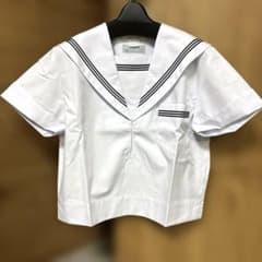 A*?様 セーラー服 上着 半袖 白 165A 学生服のサムネイル