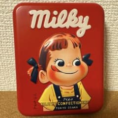 FUJIYA ミルキー缶 レトロ　送料無料 FUJIYA ミルキー缶 復刻版の缶のみ - メルカリ