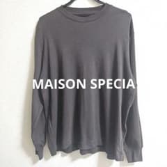 「祭価格」【MAISON SPECIA】 スムースクルーネックロングスリーブTのサムネイル