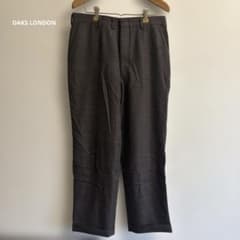 【DAKS LONDON】ウールスラックス ヘザーブラウン