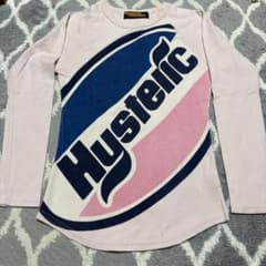 HYSTERIC GLAMOUR 長袖カットソー ピンク 缶バッチ付きのサムネイル