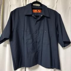 す*と様 RED KAP SP24WS ネイビー 半袖ワークシャツ Lのサムネイル