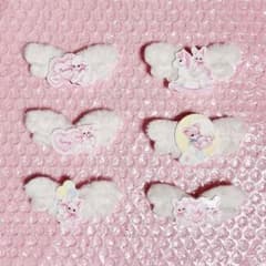ぺちか ♡ ハンドメイドグッズ ♡ 天使付き ♡ 6個 - メルカリ