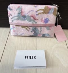 FEILER フェイラー ラブラリーモクバ ティッシュポーチ 新品 未使用 
