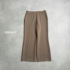 ユニクロ　ドライスウエットトラックパンツ　ブラウン　L⚪︎タグなしのサムネイル