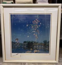 【希少】ヒロ・ヤマガタ「星影のステラ」シルクスクリーン 版画 額装済み15/50 希少】ヒロ・ヤマガタ「星影のステラ」シルクスクリーン 版画 額装済み