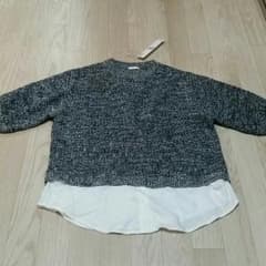 新品☆シャツ付きニットのサムネイル