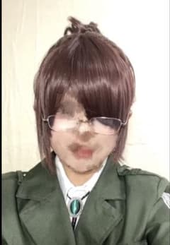진격의 거인 한지 조에 코스프레 의상 가발 세트