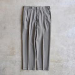 90s SLATESスレイツ ツータックスラックス グレージュW31L30USA 90s SLATES スレイツ ツータックスラックス ライトグレー W36L31