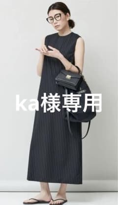 カレンソロジー ウールピンストライプワンピースのサムネイル