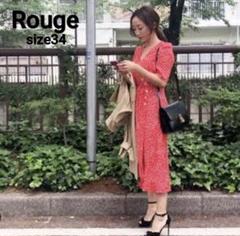 神崎恵さん着用 Rouge ルージュ GABIN dress 花柄ワンピース