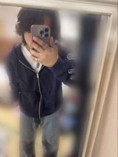 お*D様 GAP ネイビー ジップアップパーカーのサムネイル
