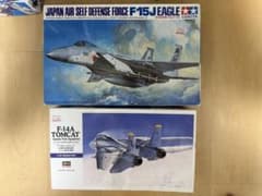TAMIYA F-15J EAGLE & HASEGAWA F-14Aのサムネイル