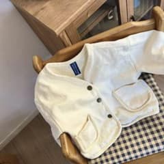 デニム　ノーカラー　ジャケットのサムネイル