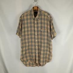 BURBERRY LONDON 半袖シャツ ノバチェック L B5750 - メルカリ