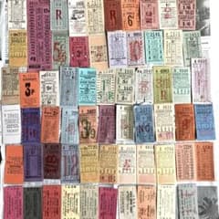 限定1 海外 ヴィンテージ チケット アソート 60枚+α ジャンク