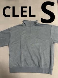 CLELハーフジップ デザイン 半袖プルオーバーTシャツのサムネイル