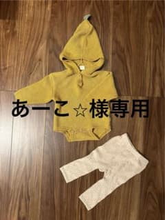 【あーこ☆様専用】70サイズ　ニットロンパース・レギンスセット⭐︎のサムネイル
