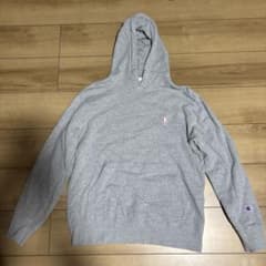 Champion グレー フード付きパーカーのサムネイル