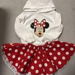 ミニーちゃんパーカースカートセットのサムネイル