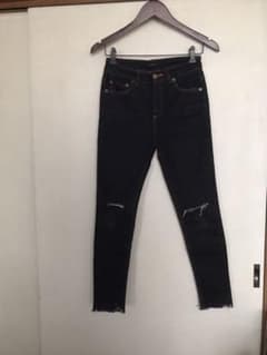 JEANASIS 定番 ダメージ加工 ストレッチスキニーデニムパンツのサムネイル