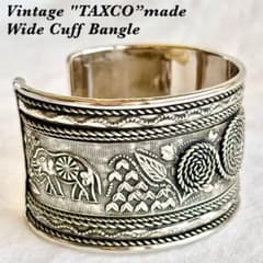 メキシカンジュエリー ヴィンテージ バングル ボーンカフ ワイドカフ