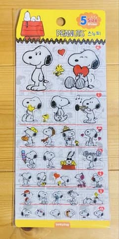 PEANUTS スヌーピー 5サイズステッカーのサムネイル