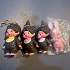 モンチッチ ミニチュアキーホルダー 4点セットのサムネイル