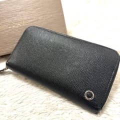 【未使用級】ブルガリ ラウンドジップ ビーゼロワンレザーネイビー FRID搭載 未使用級 RFIDモデル BVLGARI ブルガリ 長財布 ロゴマニア クリップ