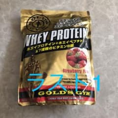 ゴールドジムプロテイン　ストロベリー風味　1キロのサムネイル