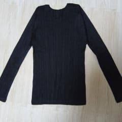PLEATS PLEASE ISSEY MIYAKE 長袖カットソー 黒 - メルカリ