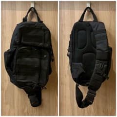 YMCL KY. ミリタリー ショルダー ボディーバッグ 古着屋購入