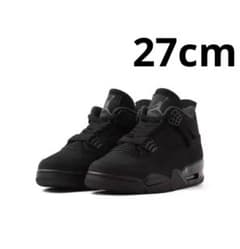Air Jordan 4 Retro Black BLACK CAT 27cmのサムネイル