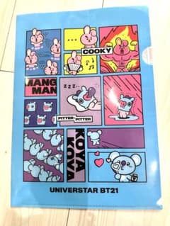 BT21 クリアファイル セット　くら寿司おまけのサムネイル