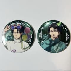 進撃の巨人 リヴァイ プリンスホテル 2種 10個 描き下ろし メタル缶バッジ 進撃の巨人 リヴァイ プリンスホテル 2種 10個 描き下ろし メタル缶