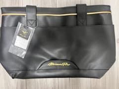 新品・タグ付き】ミズノプロ トートバッグ ブラック×ゴールド 大容量 